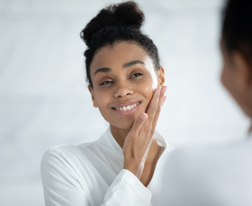 Woman with beautiful skin